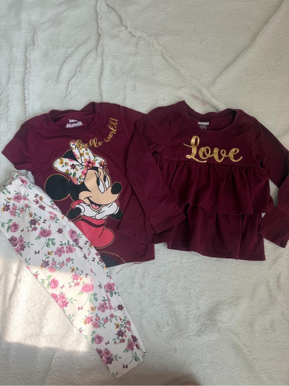 Disney Minnie Girls Bundle Set Size 4T